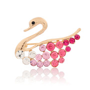 A011 Swan brooch corsage Korean brooch jewelry Korea rhinestones jewelry pin