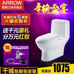 箭牌 洁具 马桶 正品墙排式座便器 喷射虹吸式连体坐便器 AB1218