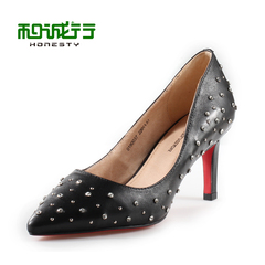 He Chenghang and spring of 2015 new stiletto high heels shoes ladies shoes slim temperament 0190037