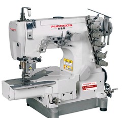 厂家直销工业缝纫机 小方头绷缝机 半自动三针五线缝纫机PUS664D2