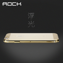 ROCK 手机壳 浮光 电镀 超薄 TPU保护壳适合iphone6 plus 5.5包邮