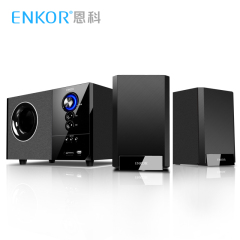 恩科ENKOR s2880b多媒体蓝牙插卡电脑音箱木质2.1低音炮