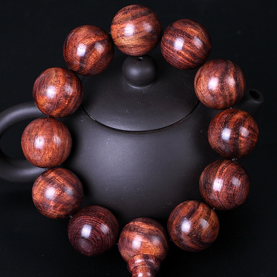 珍稀木材手串家具精品专场  降香黄檀佛珠 降香浓 材质保真 高密度