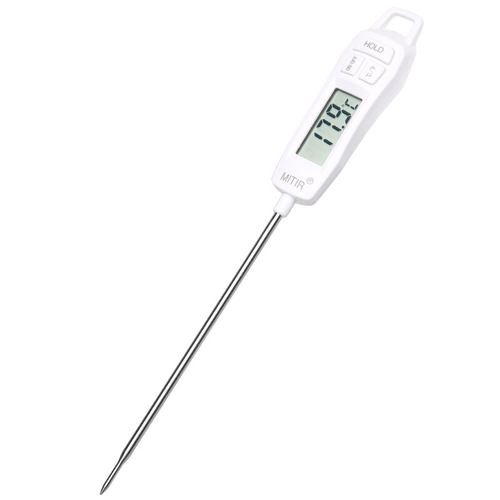 米特尔mitir探针式厨房食品温度计油温计婴儿奶温计水温计电子温_不