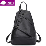 DHH Europe and new simple cow leather bag leather women bag fashion backpack large bag backpack sports backpack