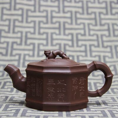 国家级工艺美术员 吴小伟《八方竹段》 底糟青