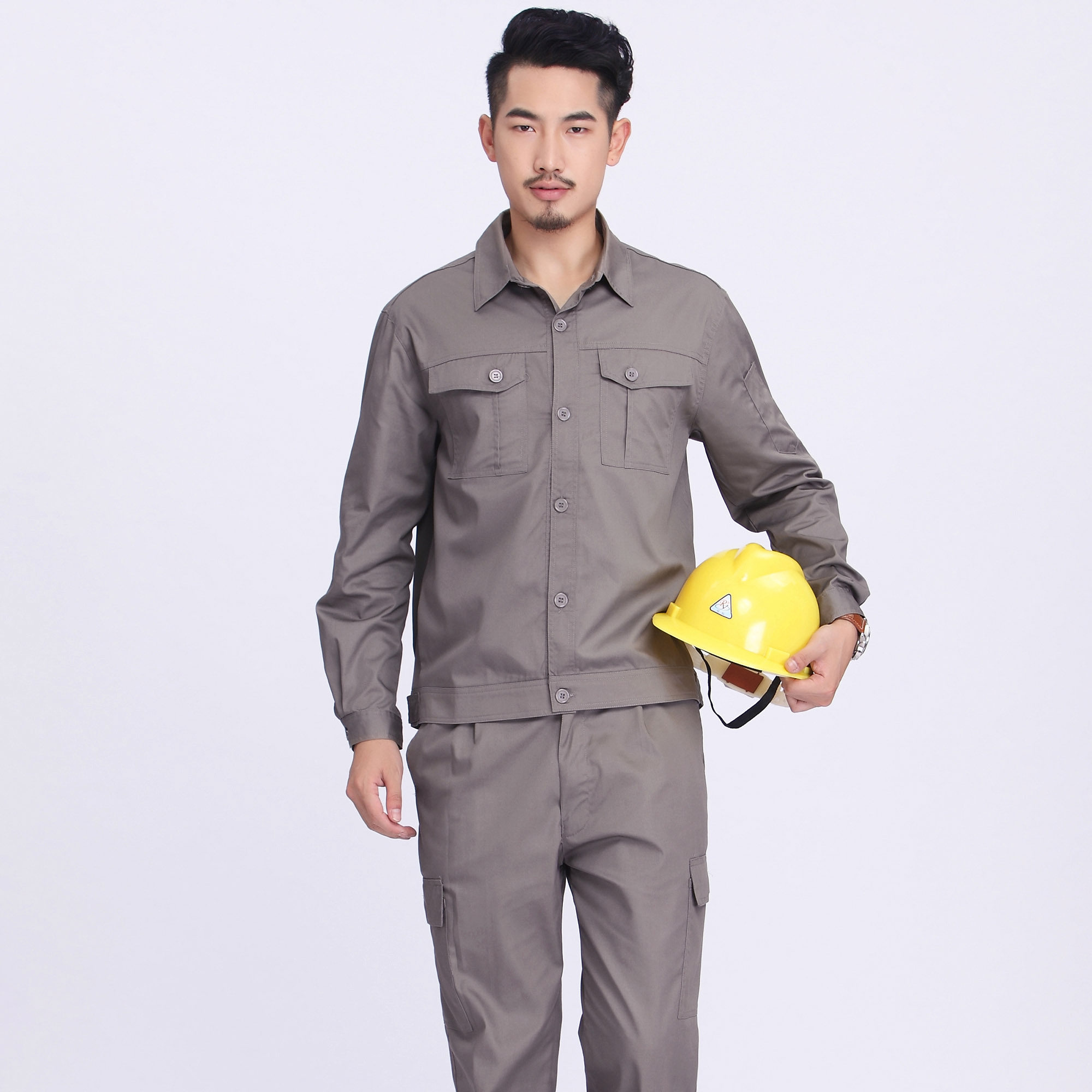 薄款夏季电力维修电网工作服电工服长袖工作服套装男电力工厂工人