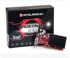 正品 迪兰恒进 R5 230超能2G DS DDR3 刀卡静音游戏 2GB游戏显卡