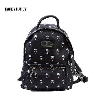 hermes hh紅色 HARDY HARDY雙肩包 搖滾骷髏印花雙肩包HH20FABAHB2112 hermes黑色