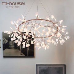 米兰梦吊灯北欧创意艺术后现代别墅客厅餐厅萤火虫树叶子设计师灯
