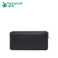 Hot air 2016 new style fashion simple wallet men's zip top layer leather money clip wallet men B62M6103