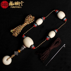 108 bodhi Eichhornia crassipes accessories diamond Moon and stars set ivory fruit tee head barrel bead dingzhu bead accessories