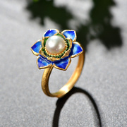 Very Thai Europe and gold-plated 925 Silver ring girl Thai silver jewellery new trend Joker
