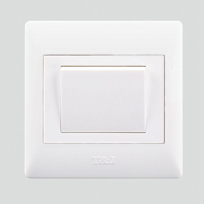 天基开关插座面板 悦庭系列86型一位多控开关 中途开关 hb277