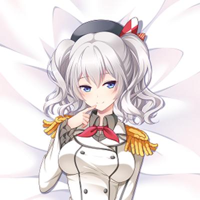 高档萌咔 舰队collection 舰娘 鹿岛 原创 美女 等身套 动漫抱枕