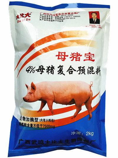 母猪宝4％ 预混料中大型养猪场  母猪专用饲料添加剂
