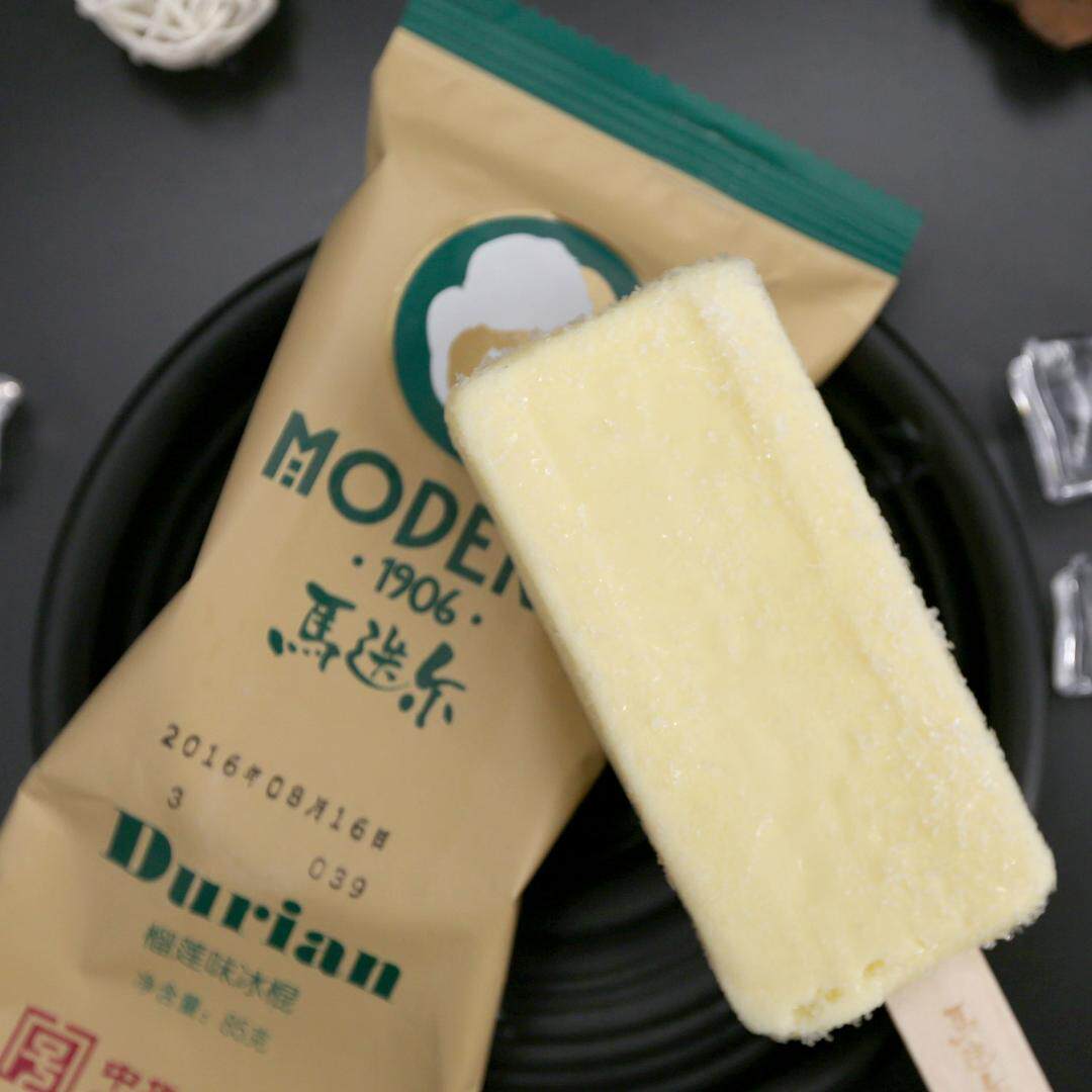 马迭尔 冰棍榴莲味85g袋装冰淇淋冰激凌雪糕
