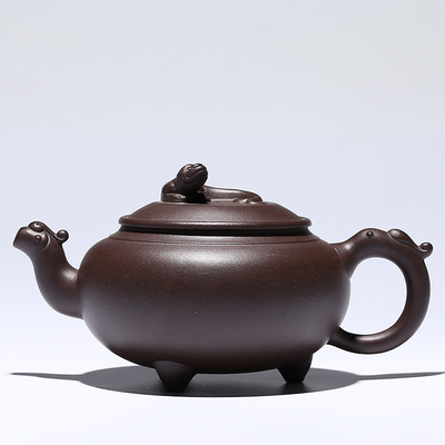 实力陶人 朱亚卫 《凤鸣》老紫泥 宜兴紫砂壶紫砂收藏