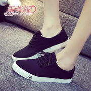 -Fall 2015 white canvas shoes female Korean student shoes tidal flat shoes white nurses shoes leisure shoes