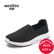 West fall 2015 new Korean version of the female trainers casual woven breathable hiking shoe shoes shoes