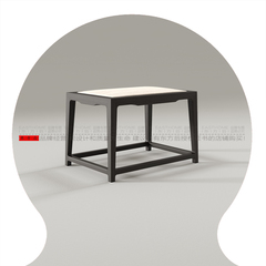 东方后新中式茶室Y12长方凳现代简约实木软垫禅意原创设计师家具