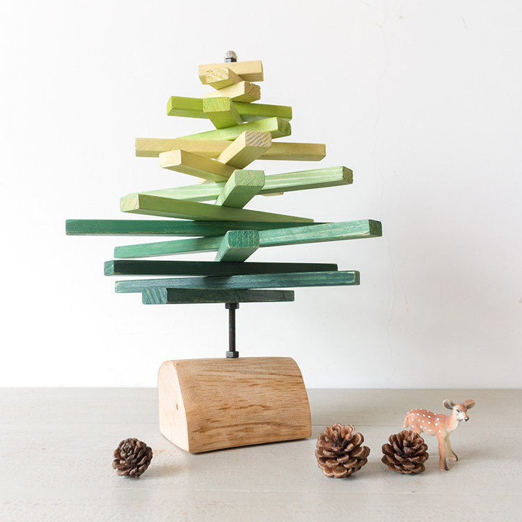 阿楹北欧装饰品小摆件创意树形儿童房间客厅书桌家居木质工艺品