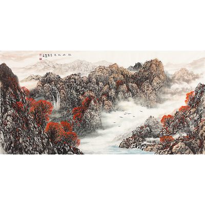 郑卫国 《江山秋色》