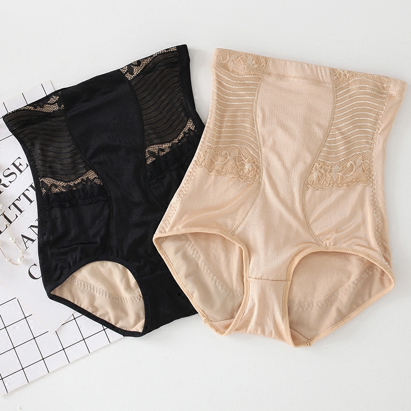 收腹裤头女高腰收胃收腰紧身产后塑形无痕塑身美体胖mm收腹内裤