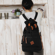 Lan Gefan cloth bag 2015 new handbags casual backpack new Korean wave package College wind women's backpack