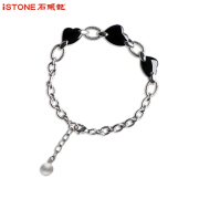 Hoso Black Onyx stone charm bracelet women Jewelry Gifts