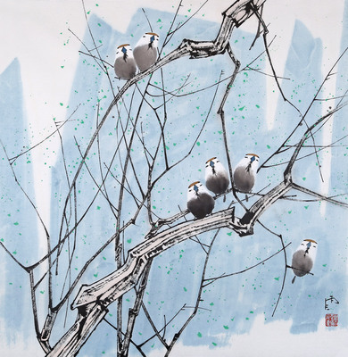 辽宁工艺美术学院教授 苗雨 《晨曲》