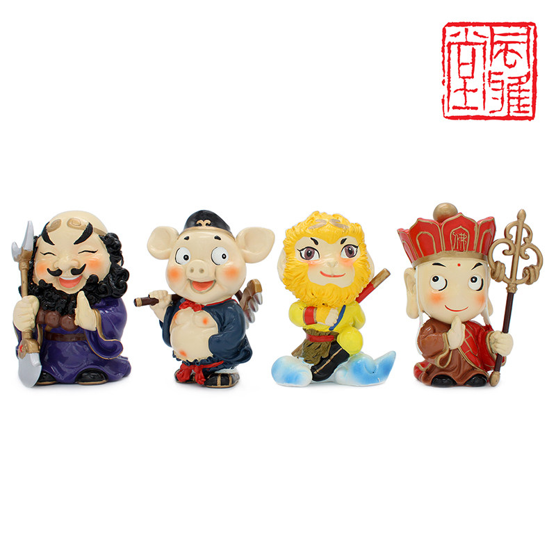 西游记人物孙悟空摆件公仔 猪八戒齐天大圣 儿童装饰品玩具小摆设