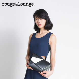 香奈兒rouge allure09 商場同款 rouge lounge芮之新款時尚V型拼接女士手提包 香奈兒包