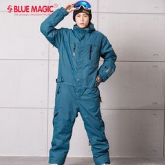 bluemagic 单板滑雪服套装男连身衣加棉滑雪服加厚-30度保暖外套
