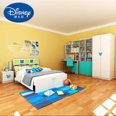 迪士尼活力米奇儿童套房家具 男孩女孩儿童卧室四件套装组合