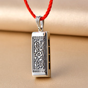 Thai necklace 925 Silver lovers pendant fashion punk style pendant original handmade silver jewelry