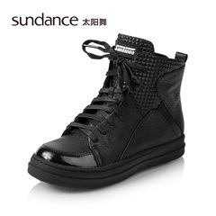 sundance/太阳舞2016冬季新款  高帮系带牛皮短靴马丁靴 S6547925