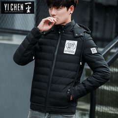 男士外套冬季2016新款潮韩版修身学生加厚短款男装青年袄子男棉衣