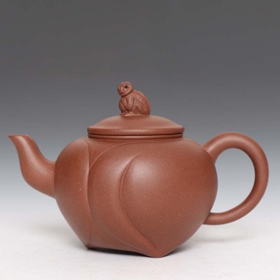 国家级助理工艺美术师孙明霞作品 灵猴献瑞 附证书 执壶照 保真品