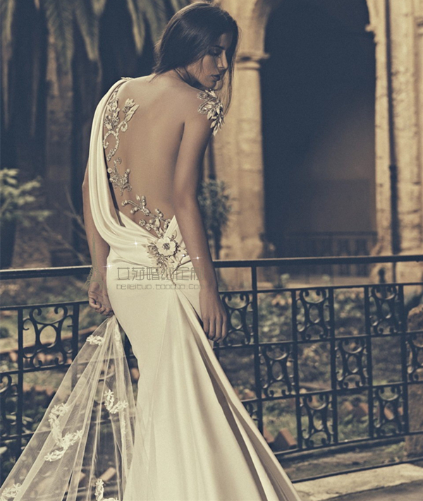 Tiffany Hsu Same item Evening dress bride Retro Luxurious Backless Fishtail wedding dress manual Flower Trailing wedding dressin the Women's clothing/Boutique , Wedding/Cheongsam/Formal dress , Wedding category - from Buy2taobao.com to provide professional Taobao agent buy service