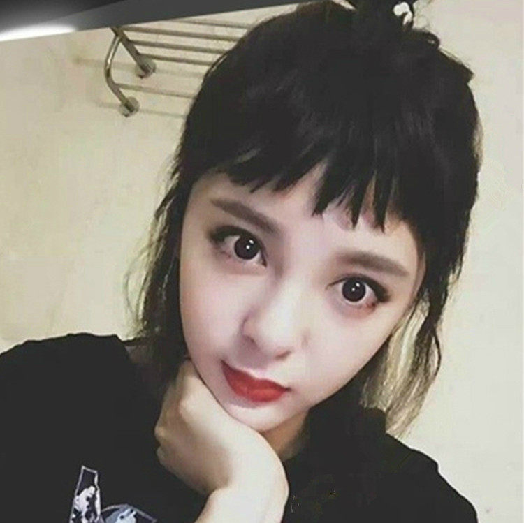 假发刘海片女生二次元迷你不规则眉上短刘海隐形狗啃式假发片