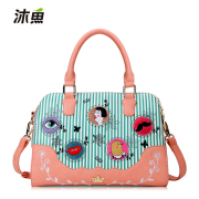 Bathe fish 2015 summer styles handbags Embroidered Pillow in Boston with the bag personalized printing diagonal shoulder bag