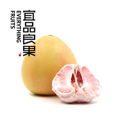 【宜品良果】平和g溪红肉蜜柚 1个3斤以内 新鲜水果 国产柚子