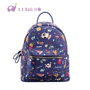 Little elephant bags bag 2016 new Backpack boom cartoon bags Korean leisure travel backpacks 1909