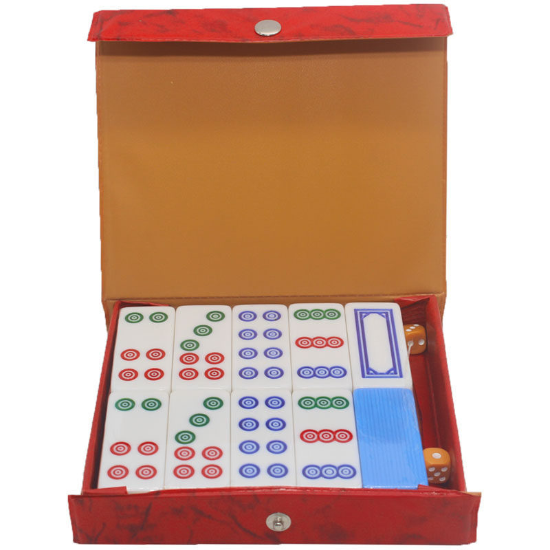 来生财麻将密胺牌九/竹丝骨牌/雀九牌天九牌 20张/副二八杠筒子牌