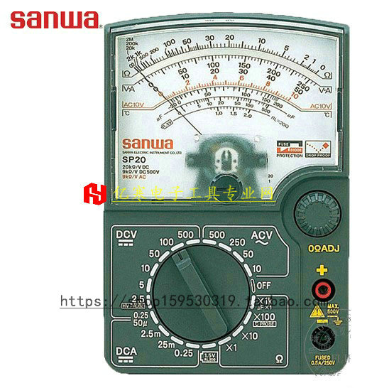 日本SANWA三和SP20指针式万用表直流高压模拟温度电阻电容机械表|ruв категории оборудование/инструменты, приборы, мультиметр - от Buy2taobao.com для оказания профессиональной услуги покупки агента Taobao