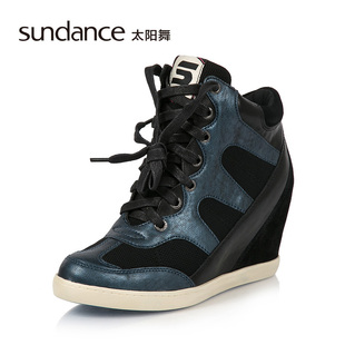 dior反光太陽眼鏡 sundance 太陽舞秋季新款 牛皮網面系帶內增高女鞋單鞋S5512013 dior太陽鏡