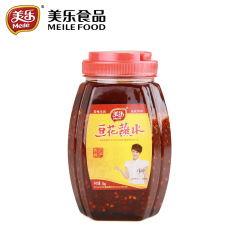 美乐富顺豆花蘸水1Kg正品辣椒酱特产拌菜面佐餐火锅汤锅特色蘸料