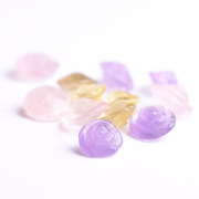 Hairy girl DIY Jewelry Accessories natural part pink Crystal Amethyst citrine rose ring anklet