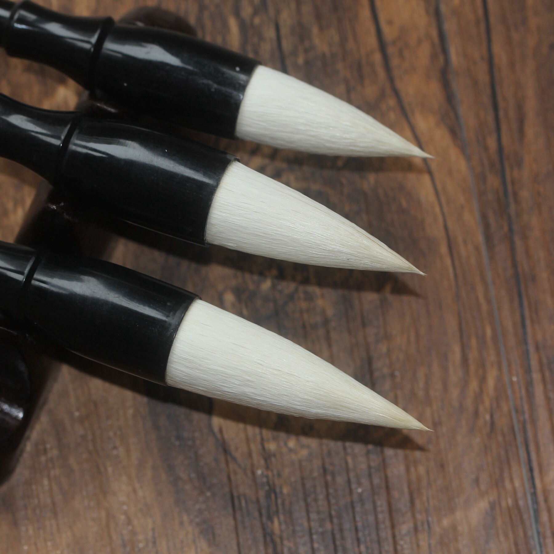 羊狼毫提斗特大号毛笔 长杆黑大抓笔书法国画 超大号大斗笔